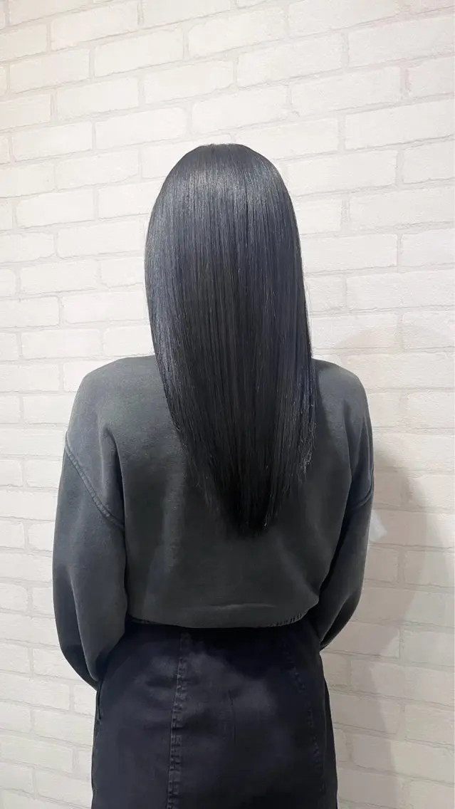 🩰質感再整カラー➕4stepトリートメント【髪質改善!うねりや広がりが気になる方にオススメ🎀】の写真