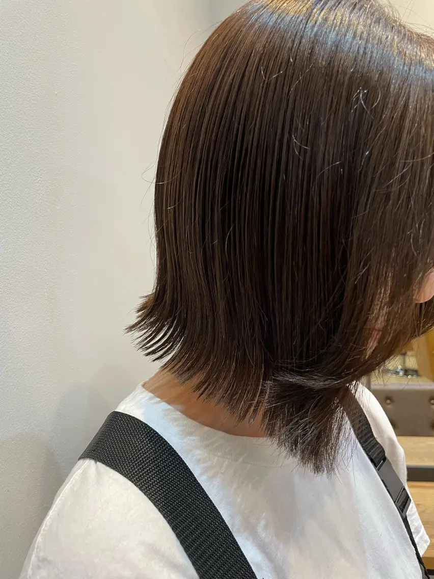 ミディアム カラー ボブ Hana❁⃘*.゚ Jr.stylistのヘアスタイル