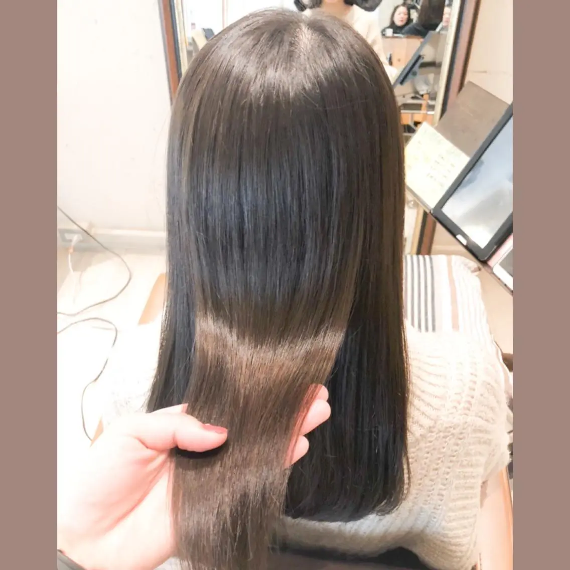 セミロング 𓅰なかがわ ふみな𓅯のヘアスタイル