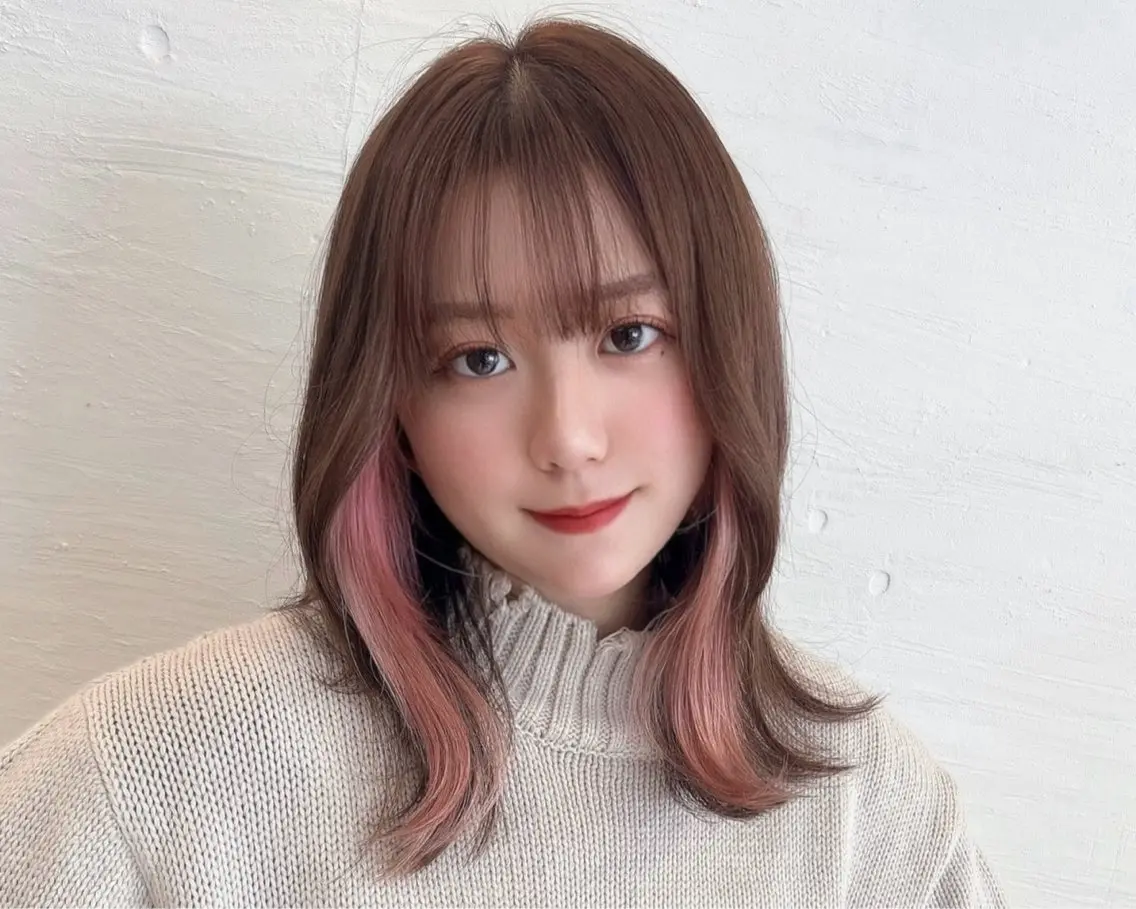 ミディアム カラー メンズ メンズブリーチ メンズハイトーン ブリーチ デザインカラー ハイトーンカラー 冨永 雄大のヘアスタイル