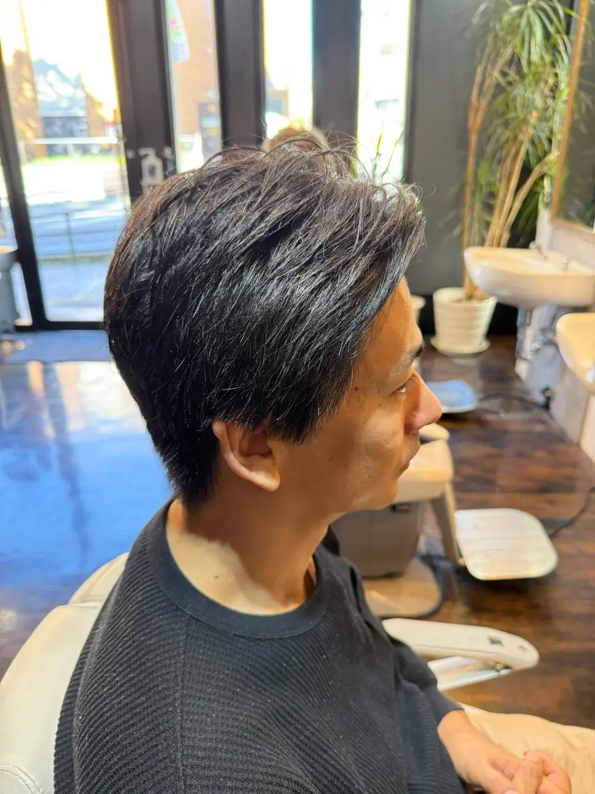 ショート メンズ 🌟夜から通える🌟 メンズ専門店長RENのヘアスタイル