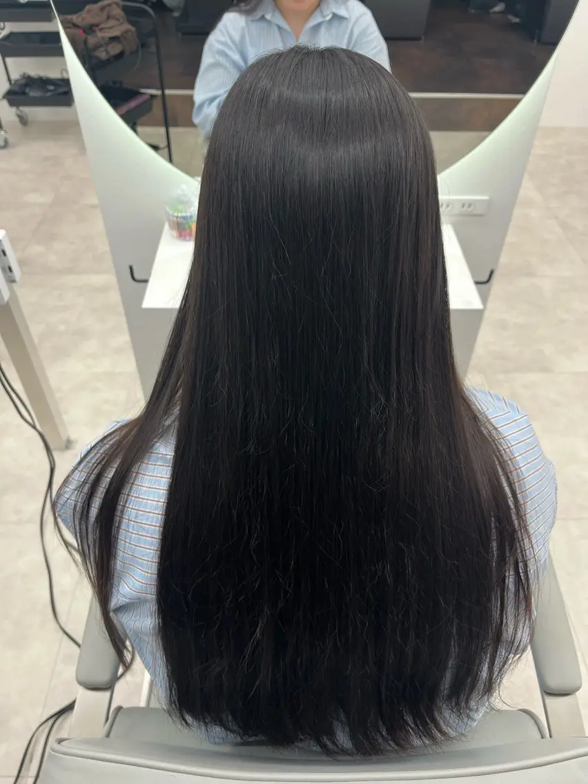 縮毛矯正 トリートメント 鈴木 綾音のヘアスタイル