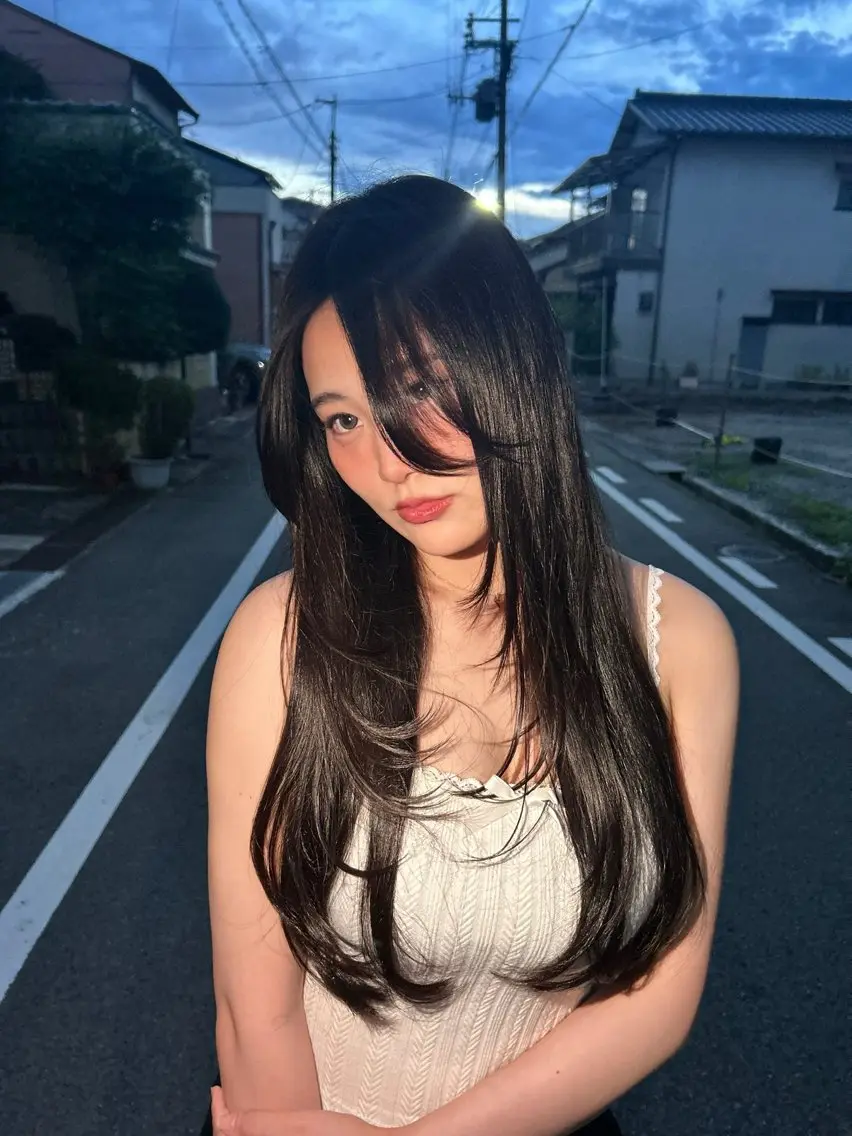 ロング rely yuunaのヘアスタイル