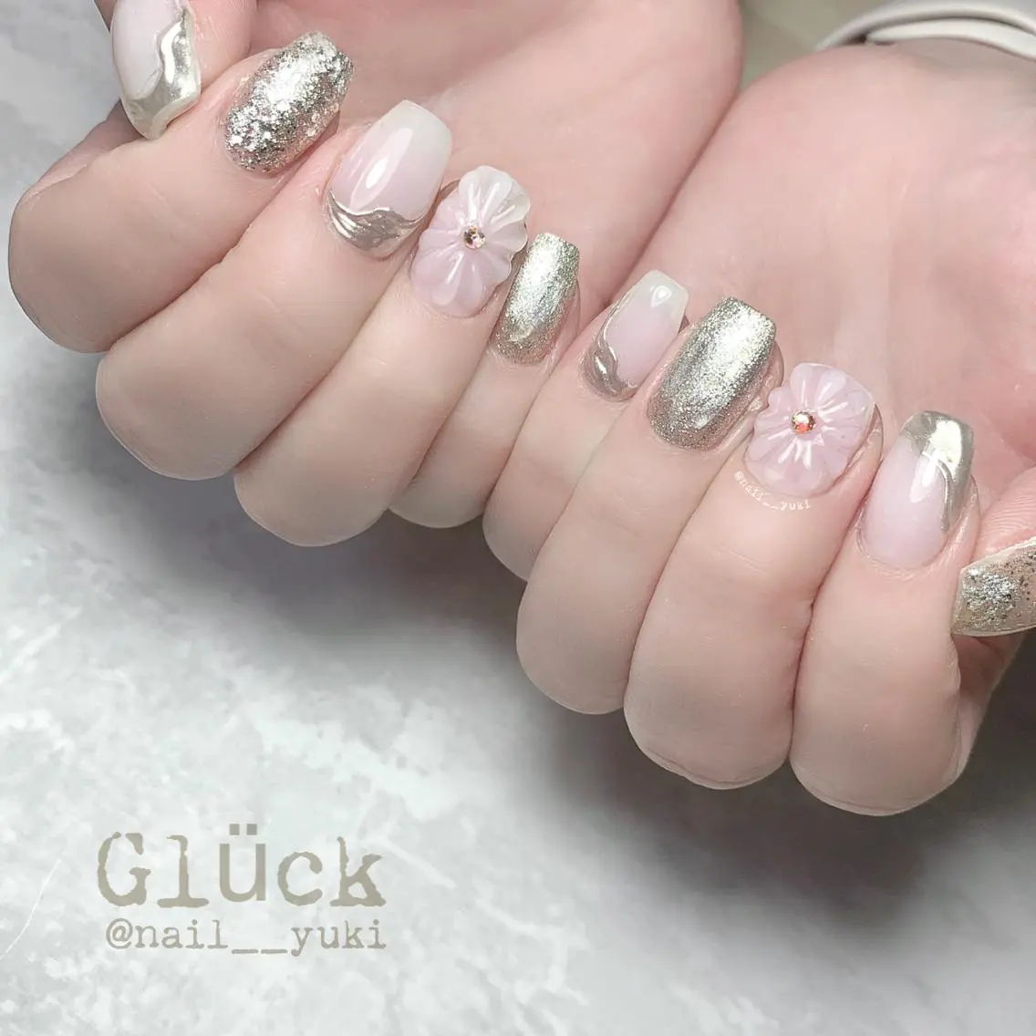 ネイル ハンドネイル Glück yukiのマツエク・マツパデザイン