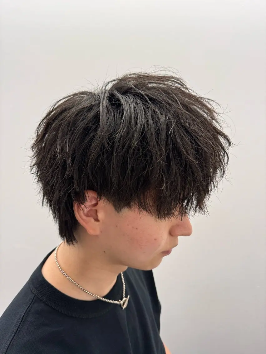 パーマ メンズ メンズパーマ カット パーマ 並木 政太郎のヘアスタイル