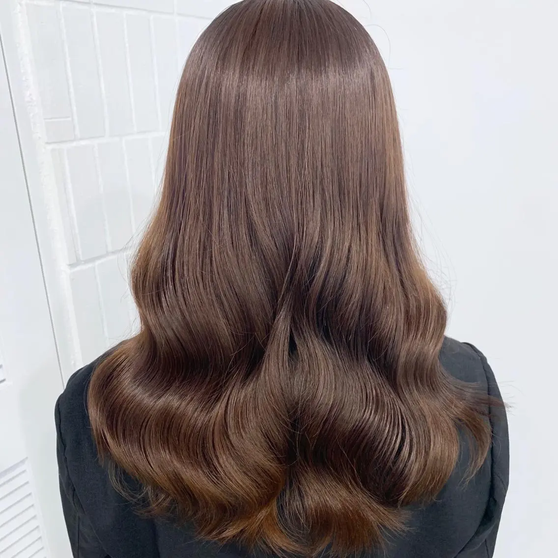 セミロング カラー ヘアアレンジ レイヤー×グレージュ /ピンク🩷mioのヘアスタイル