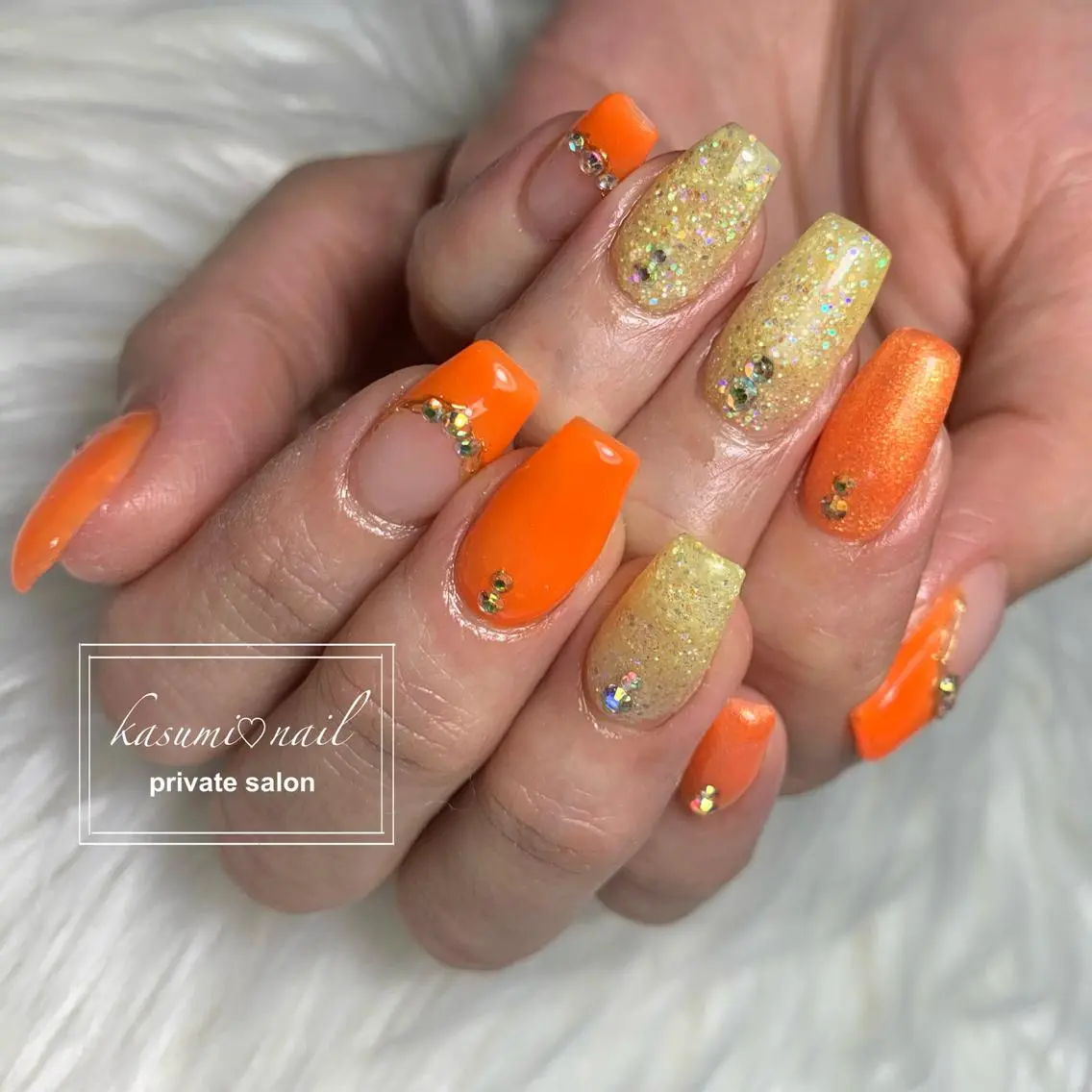 ネイル アートネイル フットネイル フレンチネイル ロングネイル マグネットネイル KASUMI♡ Nailのネイルデザイン