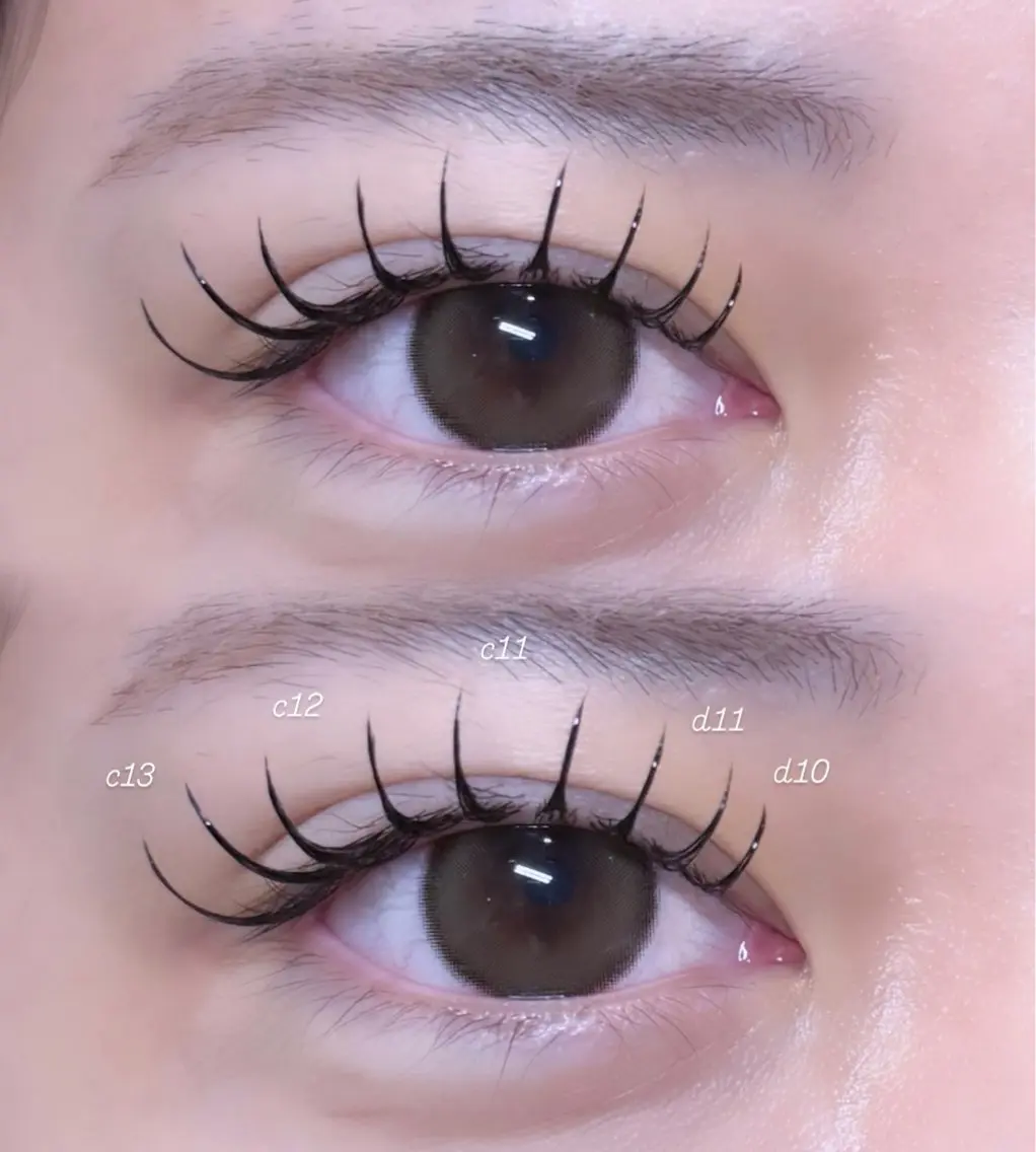 ✧︎*。上まつげエクステ80本【 flat lash 】(コーティング付)の写真
