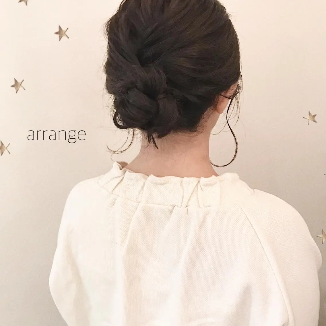 ミディアム ヘアアレンジ 市川 千夏のヘアスタイル