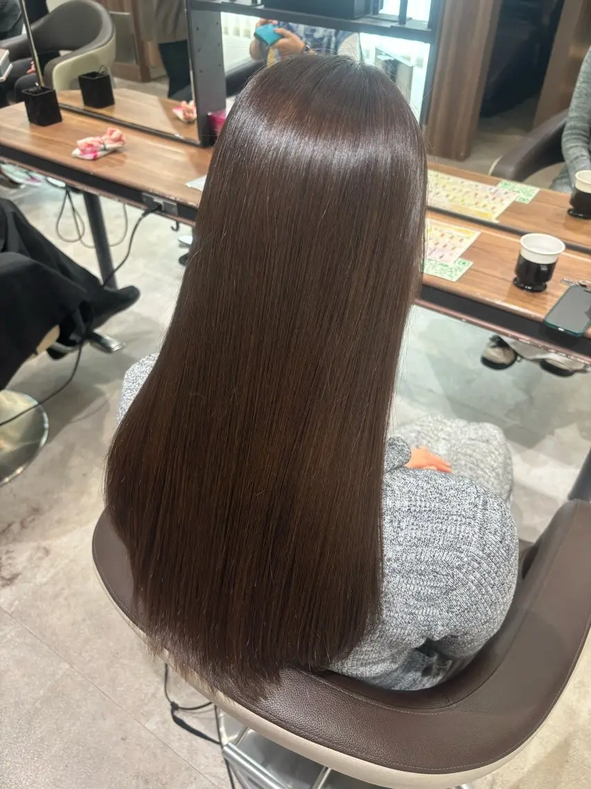 ロング 山田 悠朱里のヘアスタイル