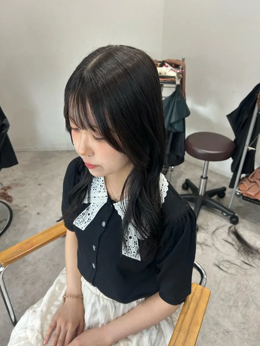 セミロング カラー ヘアアレンジ ヘアカラー ボブ /ニュアンス/ satomi🧸💖のヘアスタイル