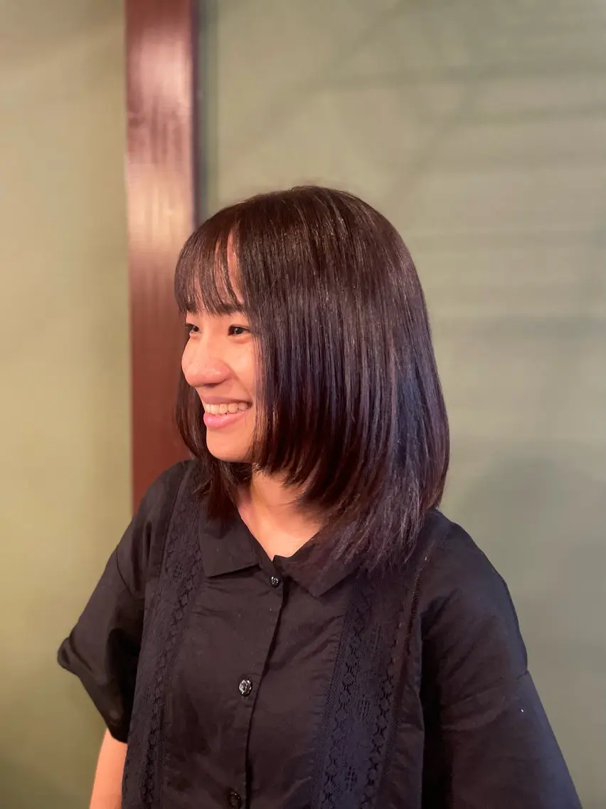 ミディアム カラー ヘアカラー トリートメント PATH-hair. storeのヘアスタイル