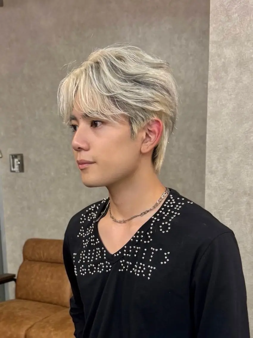 ショート カラー メンズ ✂︎メンズ特化船橋 パーマ優希のヘアスタイル
