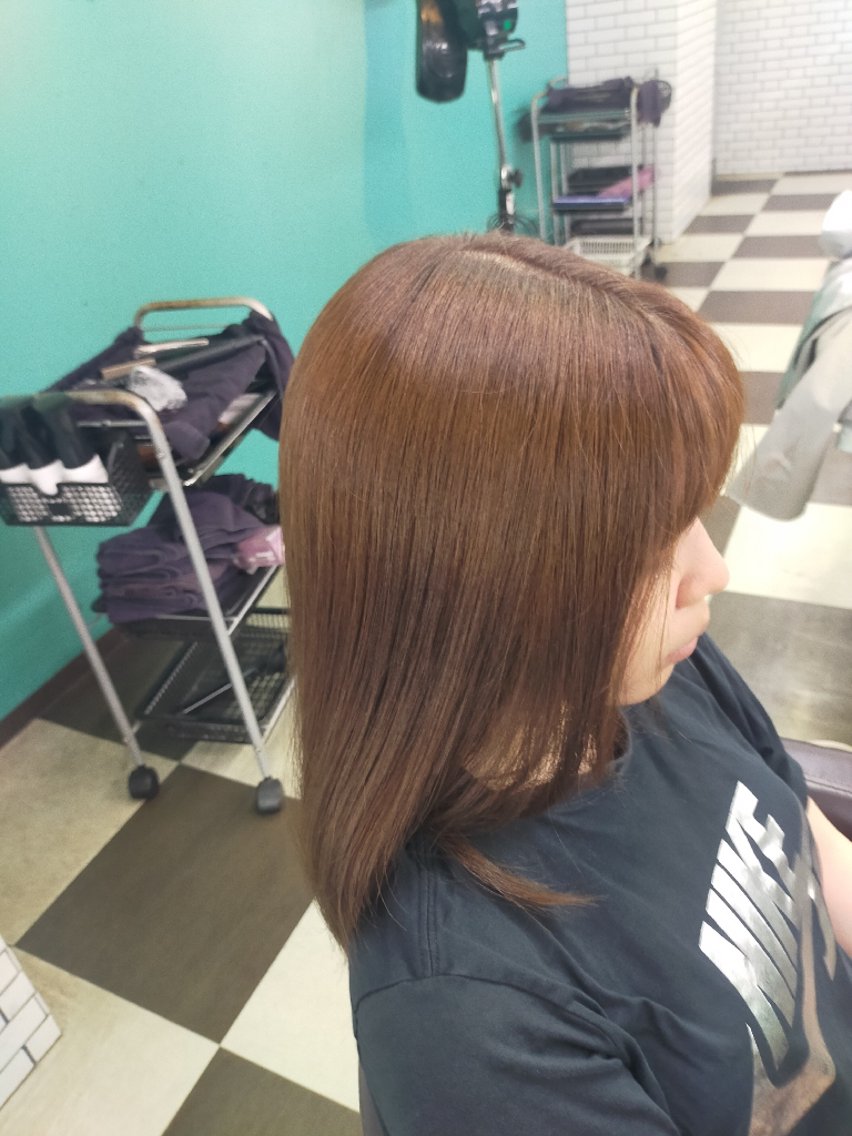 ミディアム カラー ベージュカラー ブラウンカラー 透明感カラー ヘーゼル ハイトーンカラー カット ヘアカラー 大城正樹 Cecil HAIRのヘアスタイル