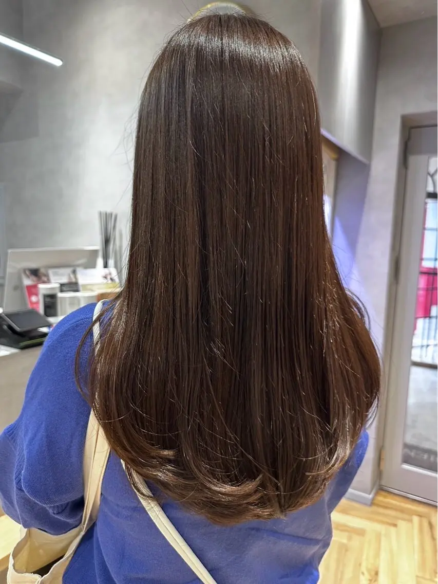 ロング 中野 栞里のヘアスタイル