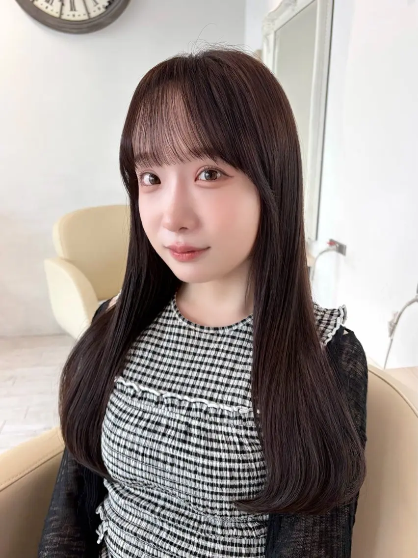 ロング カラー 櫻坂46ヘア美容師 すず花🌸のヘアスタイル