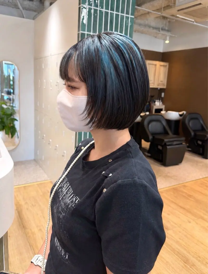 ミディアム 🌈モテ色 村上のぶきのヘアスタイル