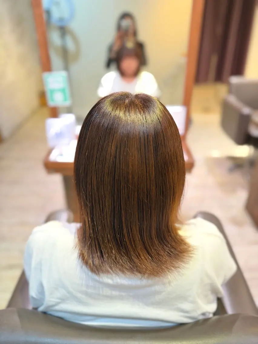 カラー 神野 流嘉のヘアスタイル