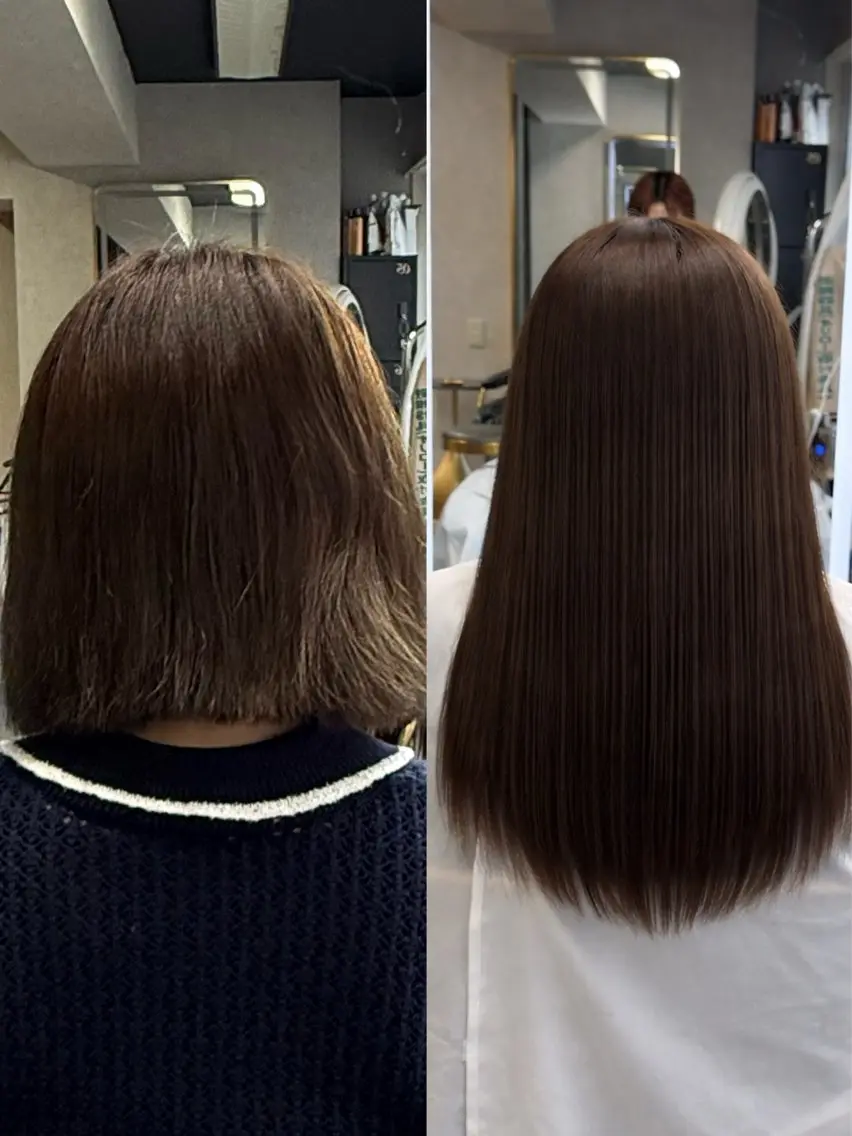 ロング エクステ 🐺新宿manabu プルエクステのヘアスタイル