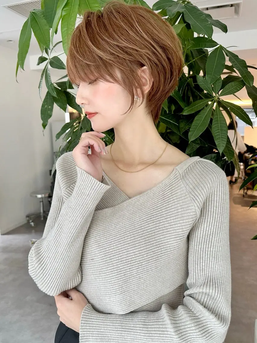 ショート カラー カット ヘアカラー ショート特化/ 似合わせ MARIAのヘアスタイル