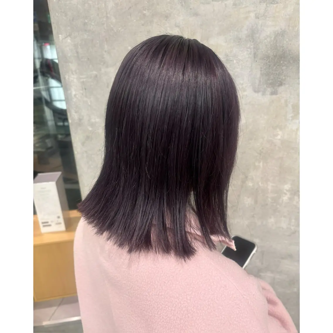 ミディアム カラー ブリーチ ラベンダーカラー ラベンダーピンク ピンクカラー 艶カラー/韓国ヘア 🎀🫧 / amiのヘアスタイル