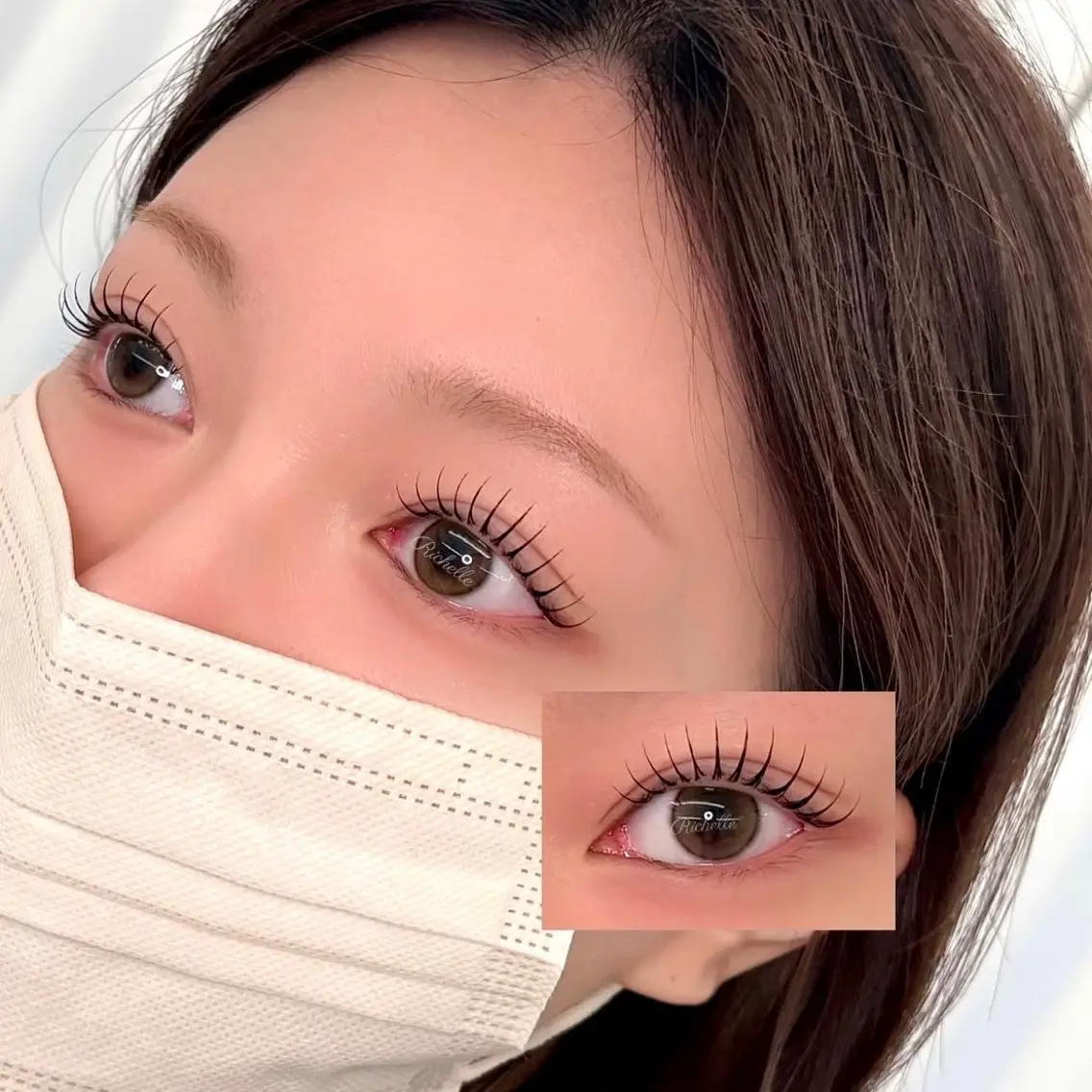 マツエク・マツパ 束感まつ毛 マツパ 🫧Richelle beauty池袋のマツエク・マツパデザイン