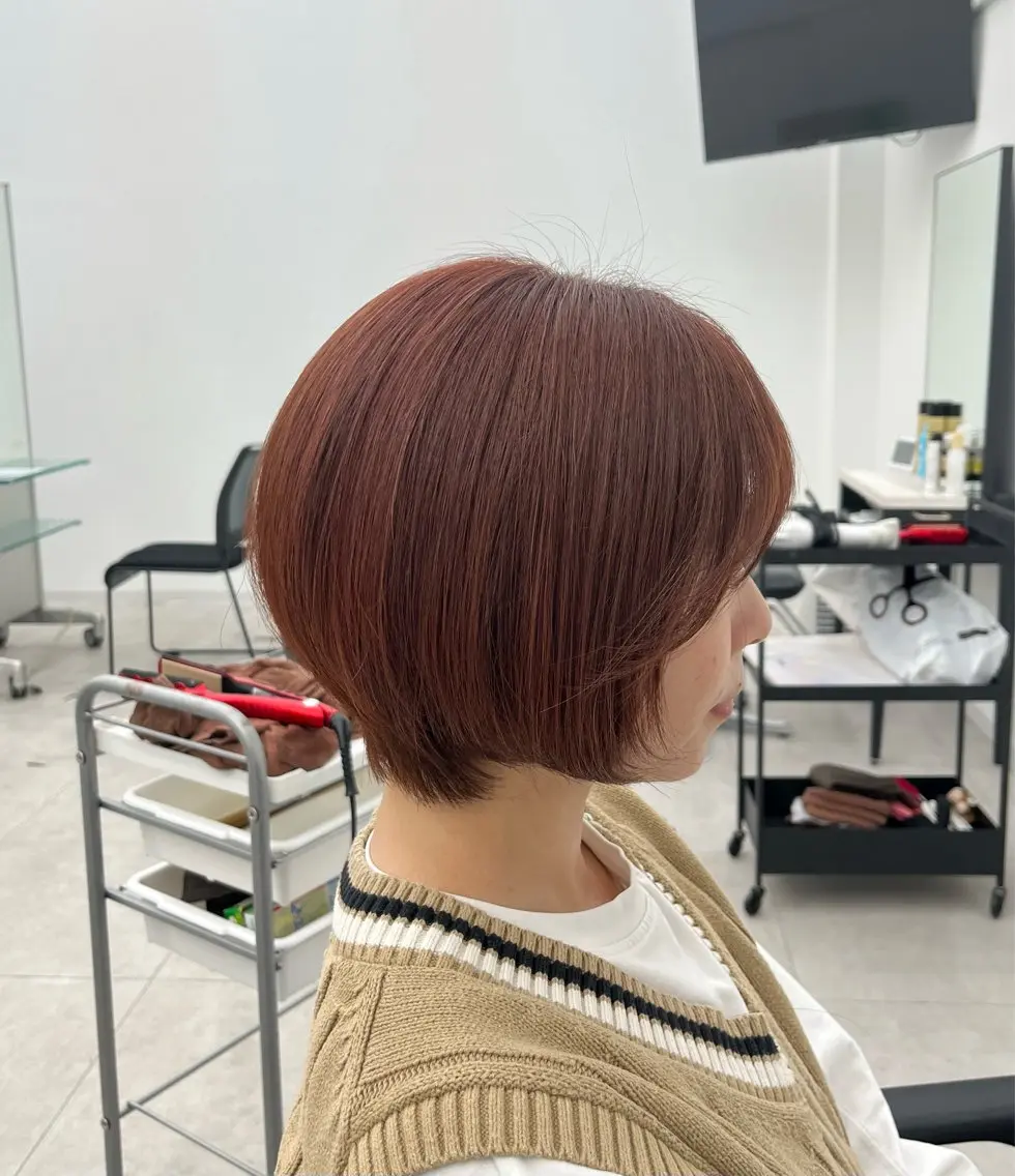 レディース鎖骨上ボブorショート限定❗️カット🩷➕クイックスパ付き💫の写真