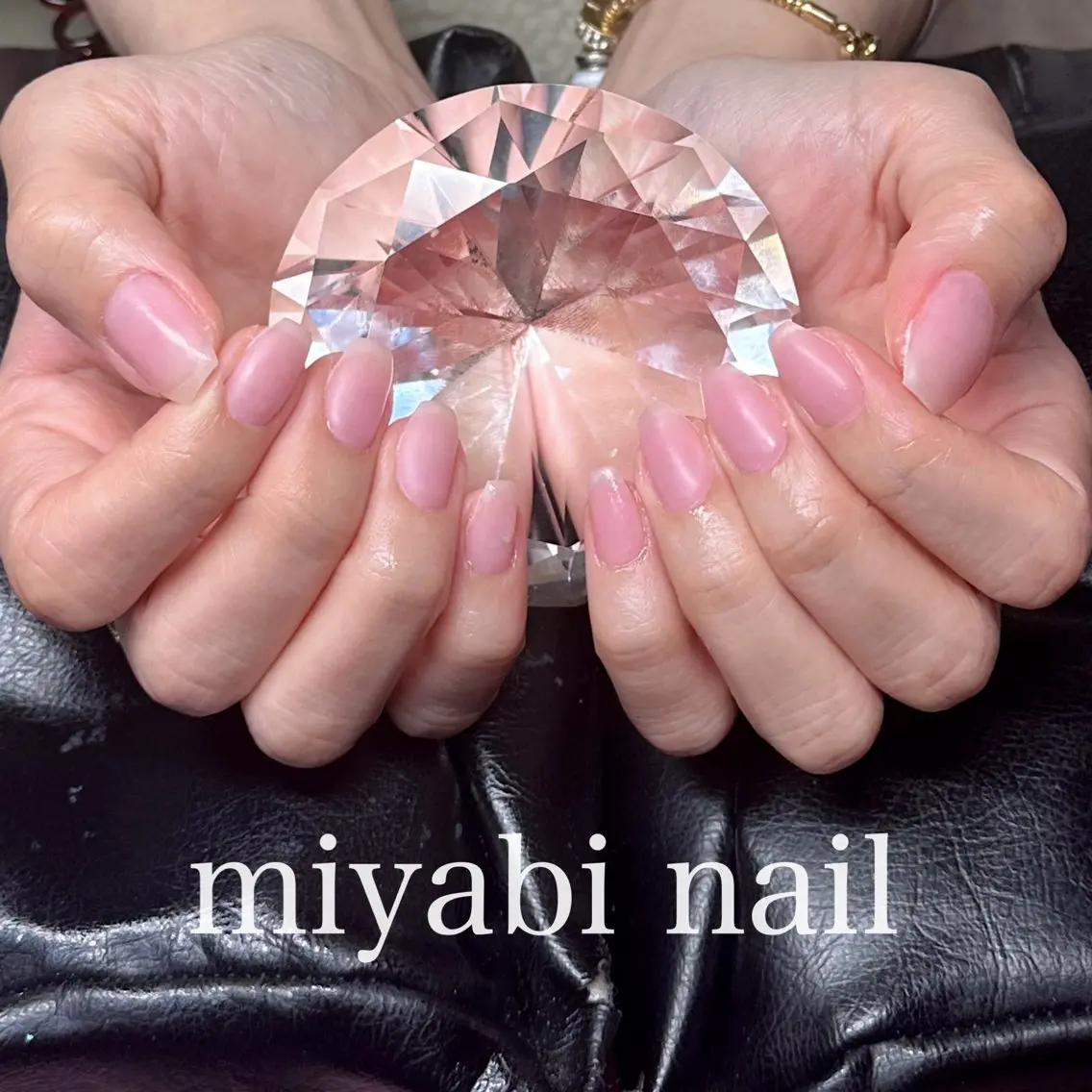 ネイル ジェルネイル マットネイル 持ち込み オフィスネイル ピンク ハンドネイル miyabi nail 桂川駅近くのネイルデザイン