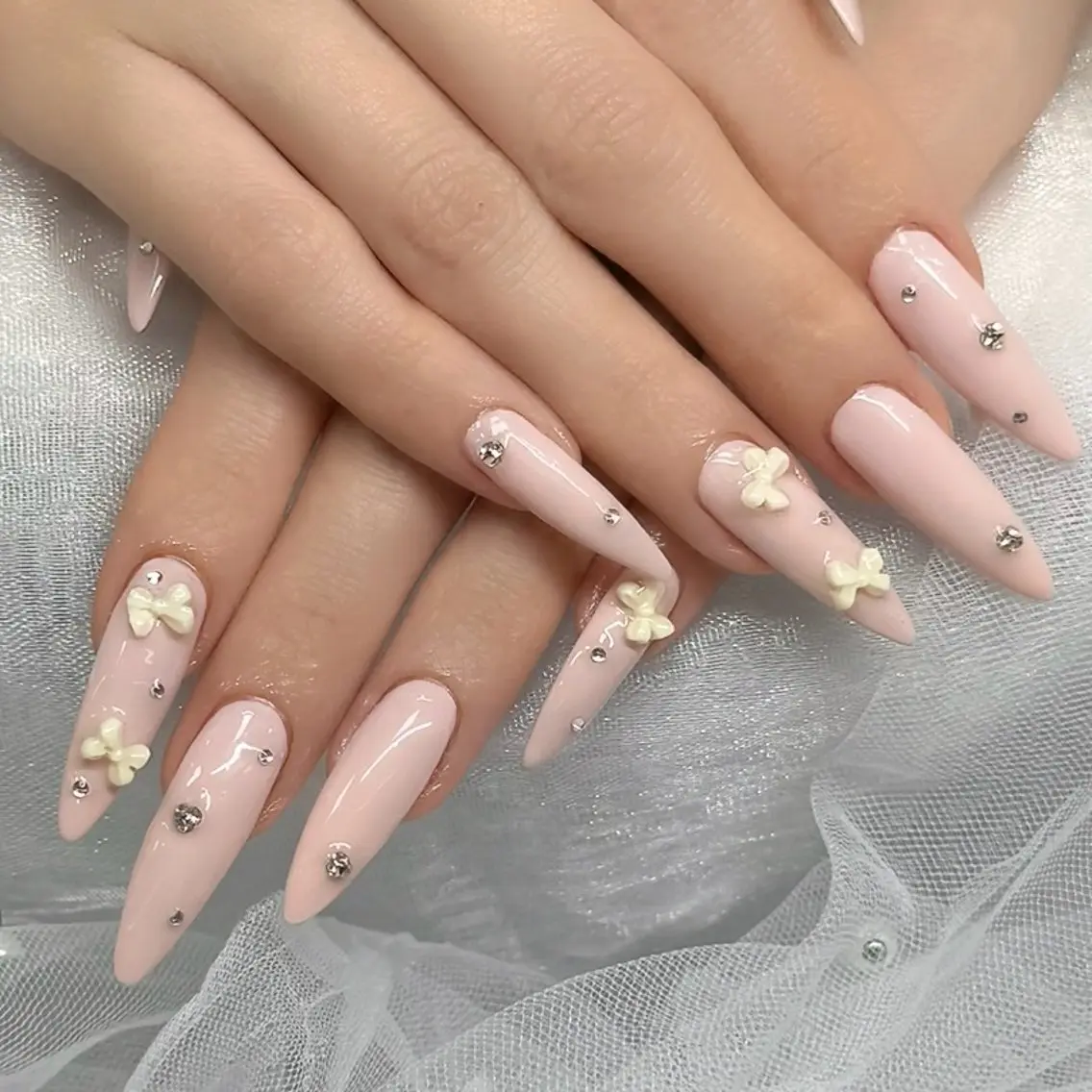 ネイル ハンドネイル 🎀sao🎀銀座 韓国/ワンホンネイルのネイルデザイン
