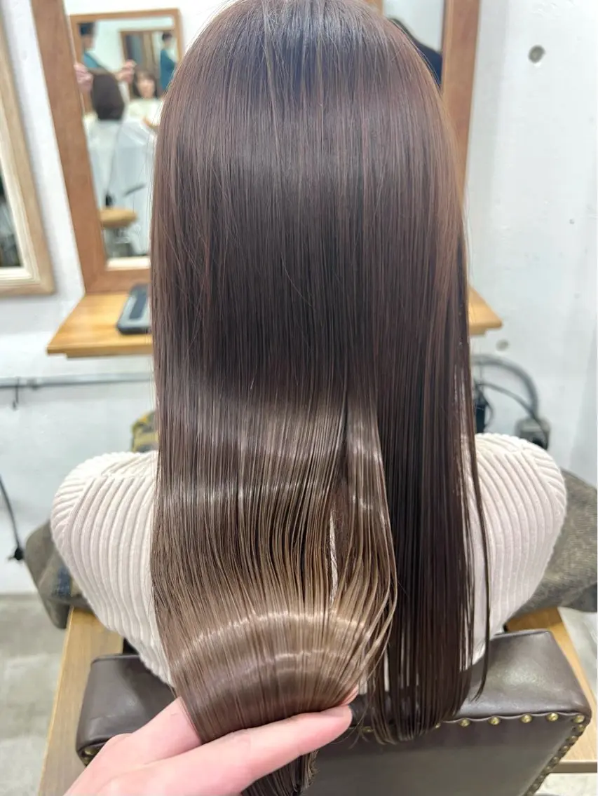 ロング カラー カット ヘアカラー トリートメント 木村陸弥🌿似合わせ 再現性メンズヘアのヘアスタイル