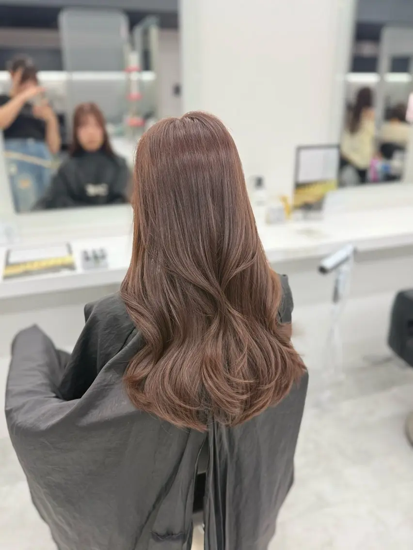ロング カラー カット ヘアカラー トリートメント 🥂上品ワンホンヘア 🥂nozomiのヘアスタイル