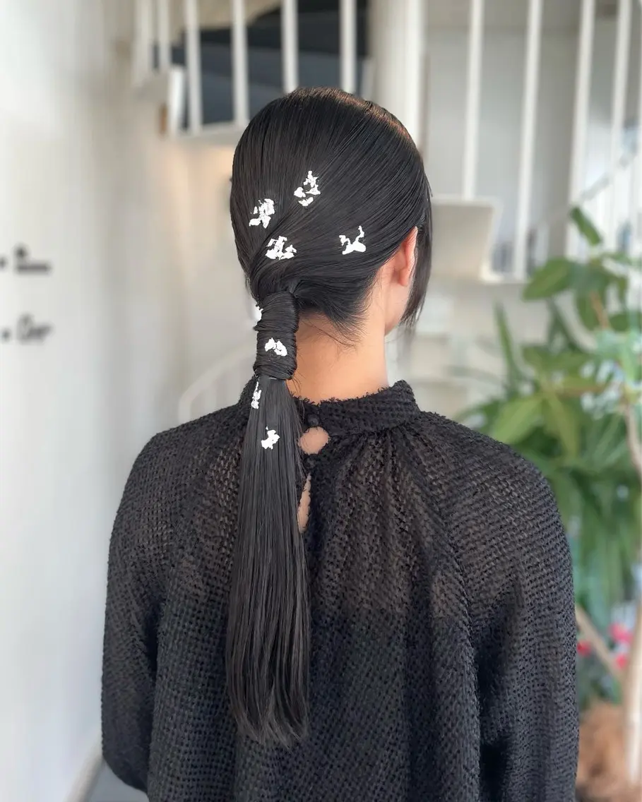 ロング ヘアアレンジ クニモトハルナ ボブ/柔らかカラーのヘアスタイル