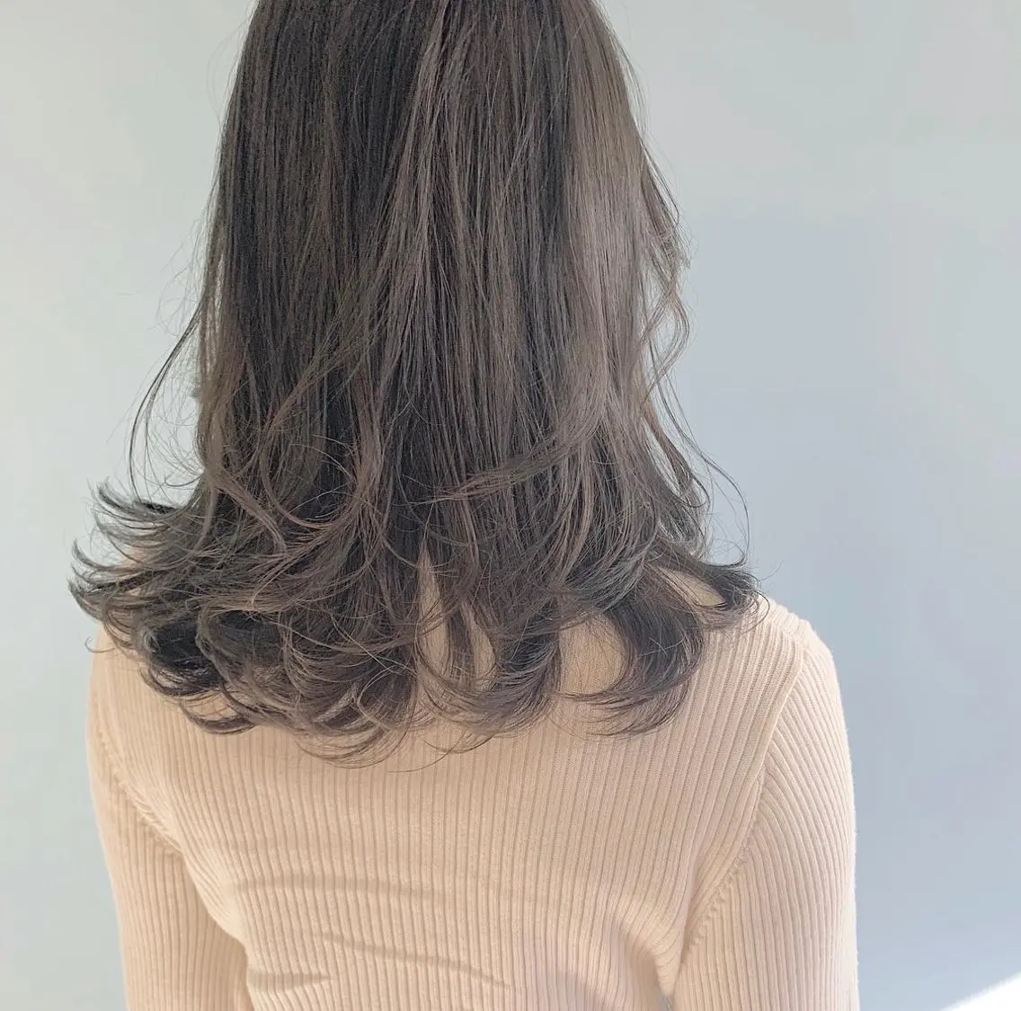 セミロング カラー ヘアアレンジ カット ヘアカラー トリートメント Aloa透明感ヘア ♡kanami♡のヘアスタイル