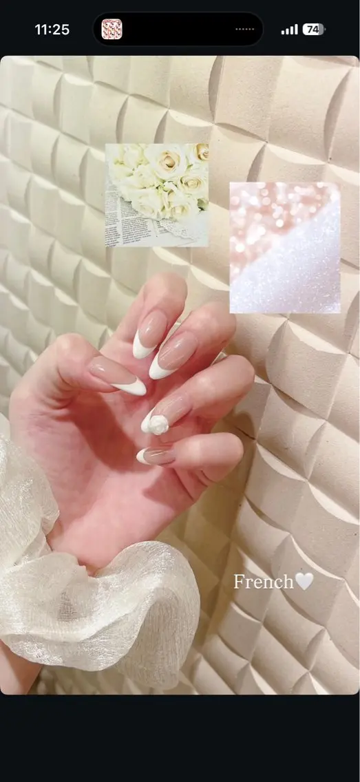 ネイル フレンチネイル teddybear nailsのネイルデザイン
