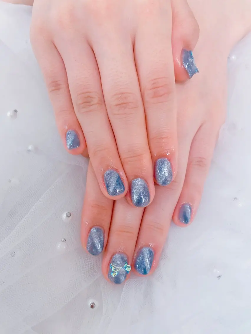 ネイル ジェルネイル マグネットネイル ハンドネイル ハンドケア 💫ゆか_ Nailartistのネイルデザイン