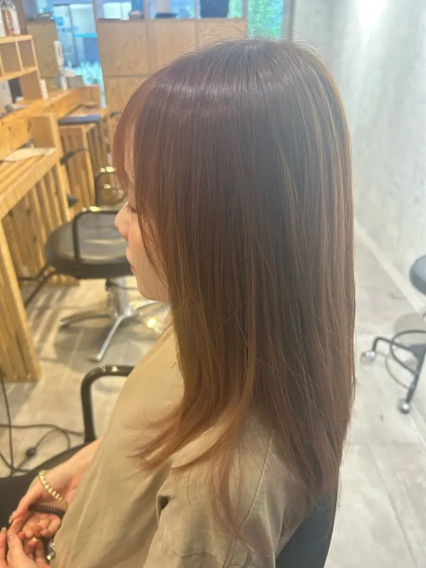 セミロング ヘアカラー トリートメント Sia中野新橋 『JUNYA』のヘアスタイル