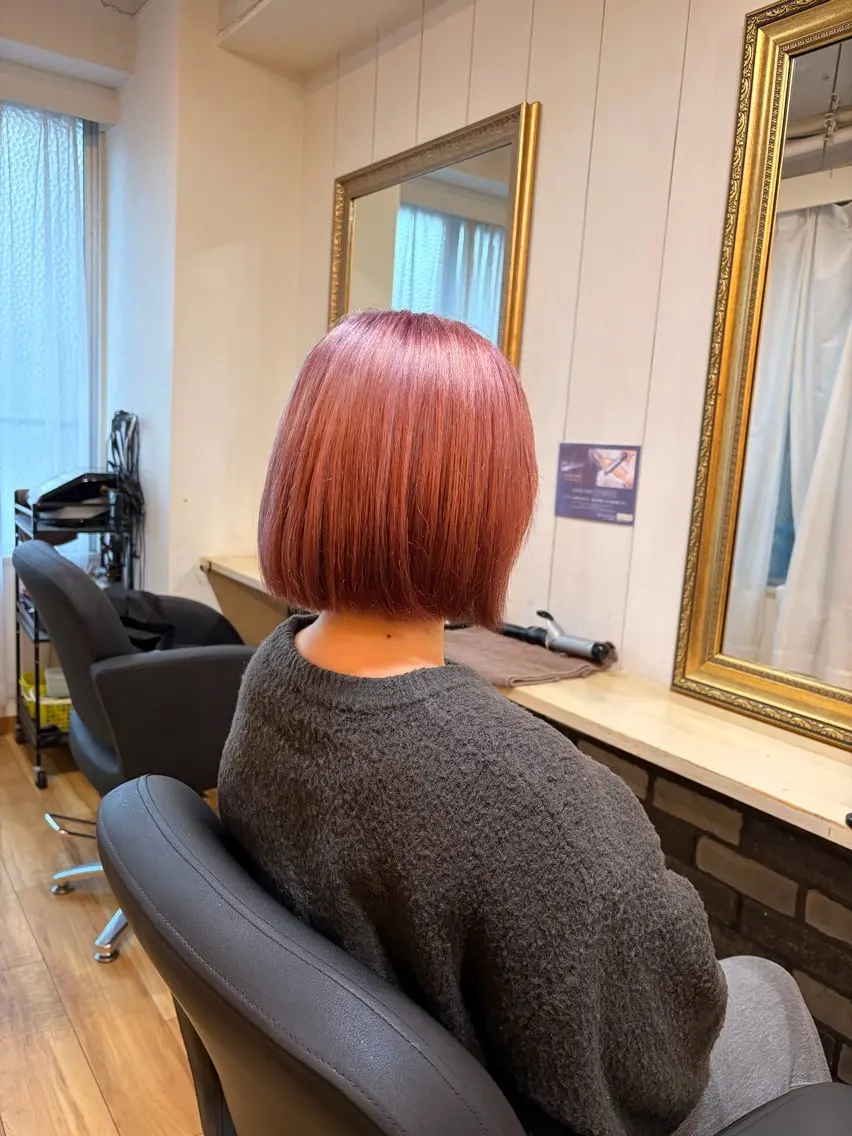 ミディアム カラー ブロンド ラベンダーカラー ラベンダーピンク ピンクカラー ヘアカラー ハイトーンカラー cecil kokiのヘアスタイル
