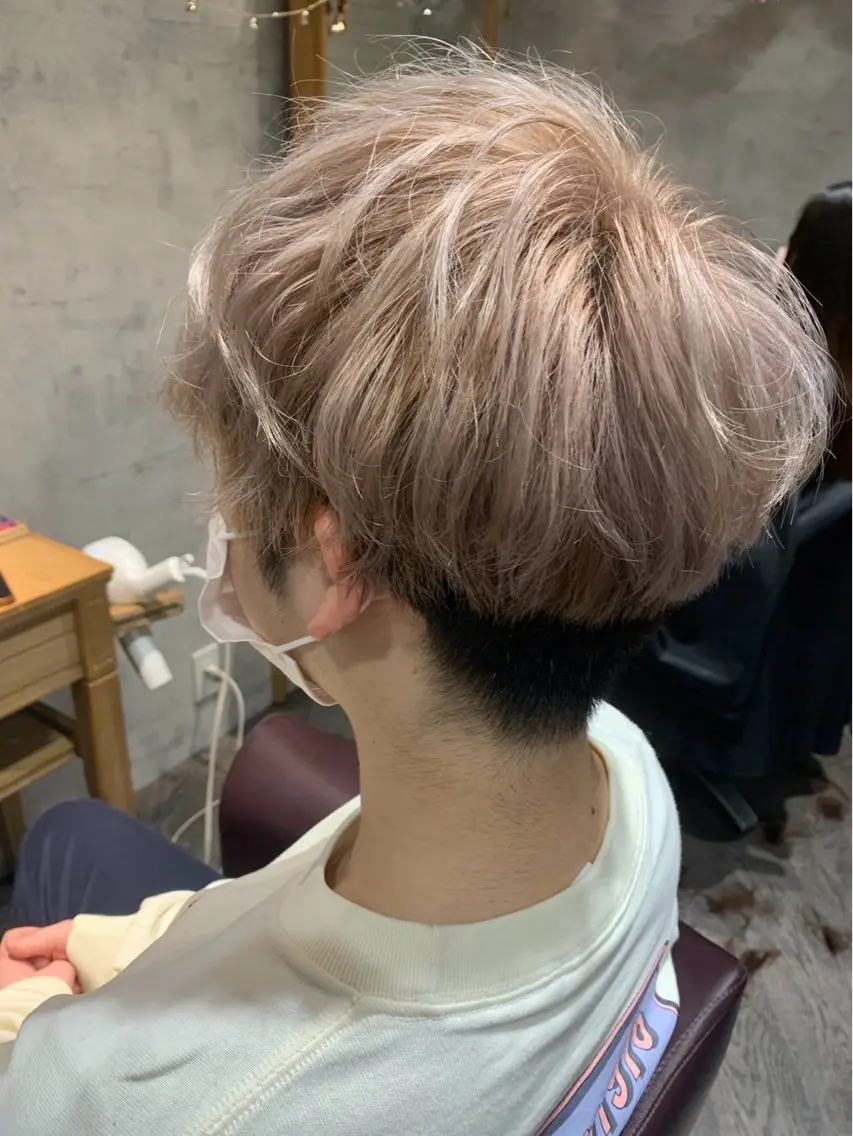 カラー ブリーチ ケアブリーチ メンズ特化/パーマ ✨Masakiのヘアスタイル