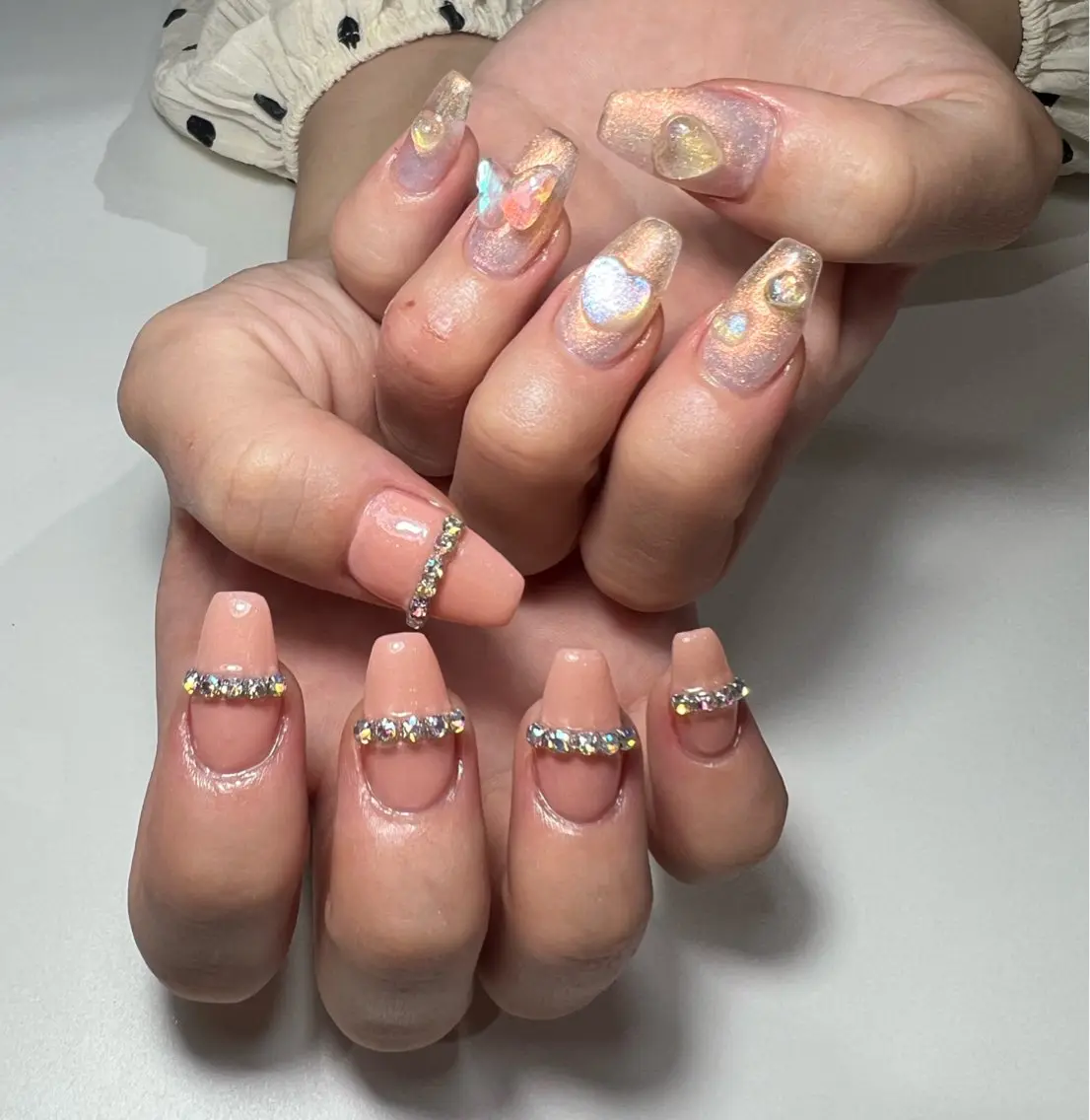 ネイル 長さ出し 持ち込み hills nail /Asukaのネイルデザイン