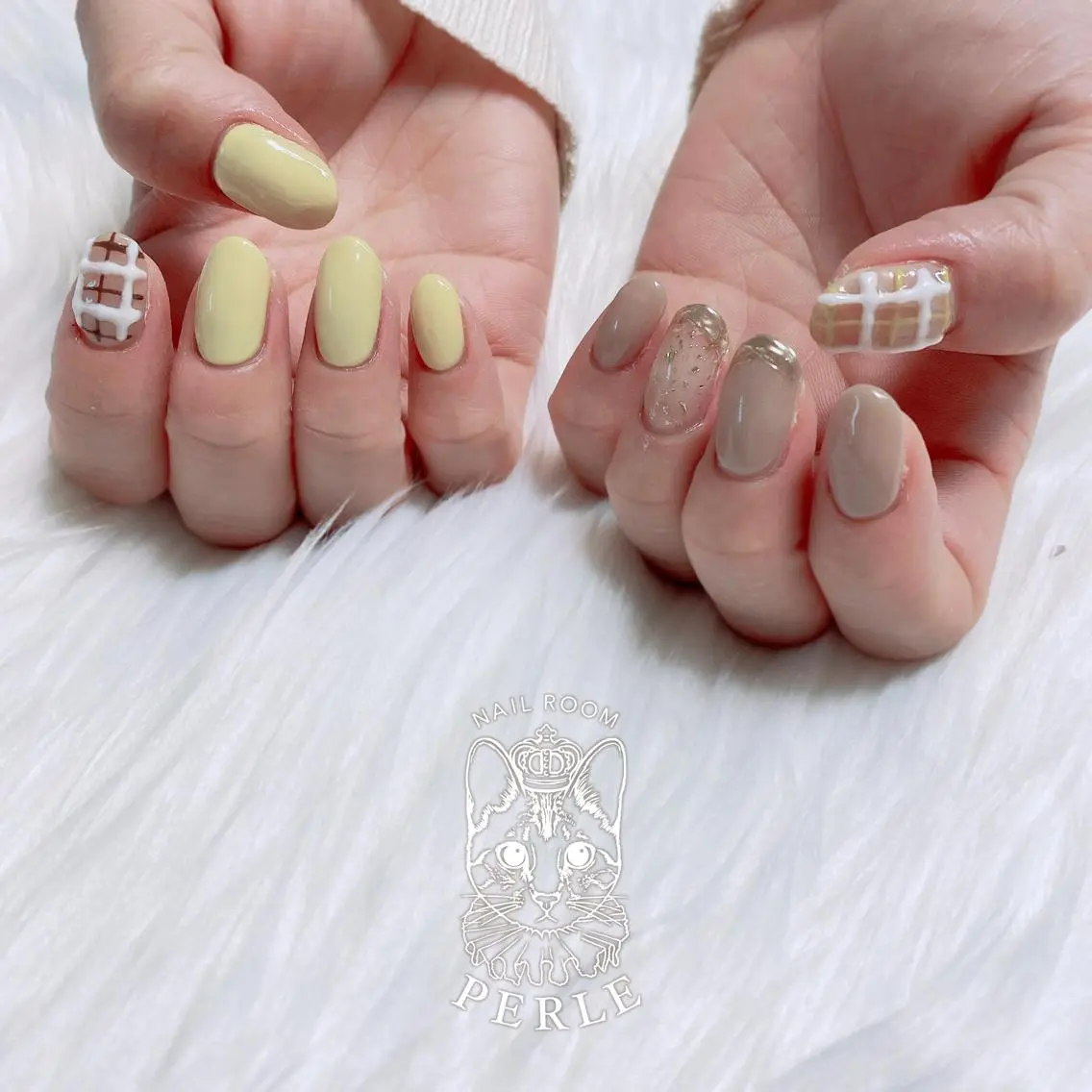 ネイル ハンドネイル nail room Perleのネイルデザイン