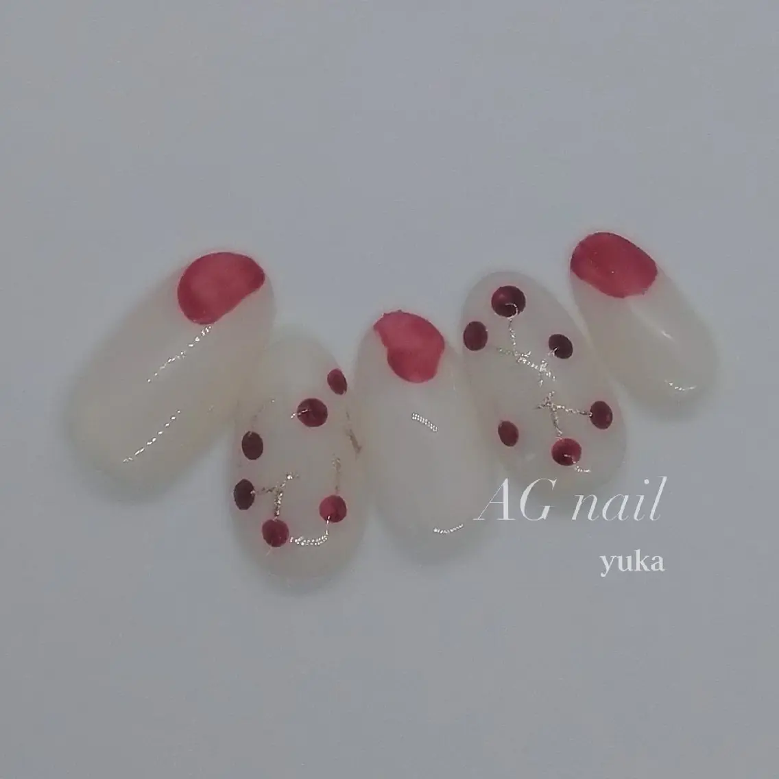 ネイル ハンドネイル AGnail 富永  /ちゅるん韓国ネイルのネイルデザイン
