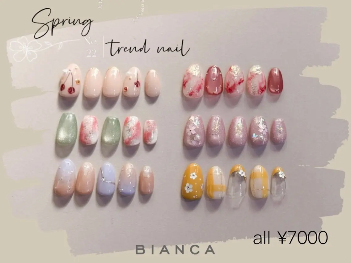 ネイル ハンドネイル Bianca Nishikataのネイルデザイン