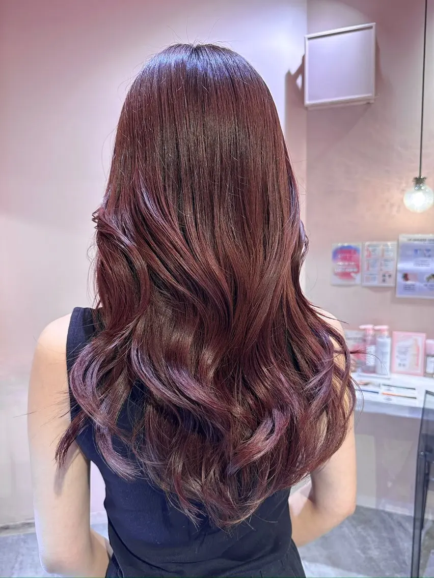 ロング ヘアカラー 透明感/艶カラー 💘Hanaのヘアスタイル