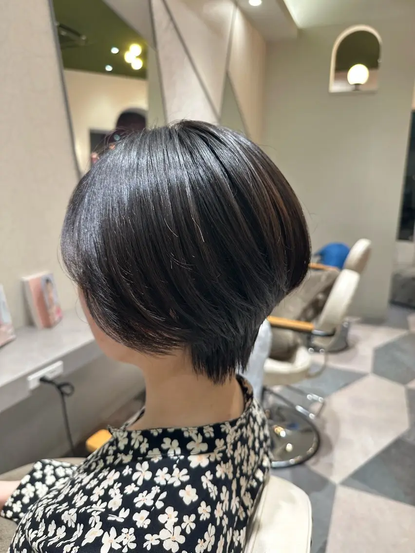ショート くびれヘア ショートヘア echelle🦋 【似合わせ】さくらのヘアスタイル