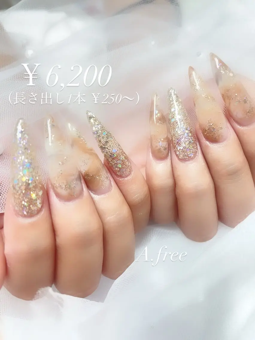 ネイル ジェルネイル A.free✧*｡ アレルギー対応✧*｡のネイルデザイン
