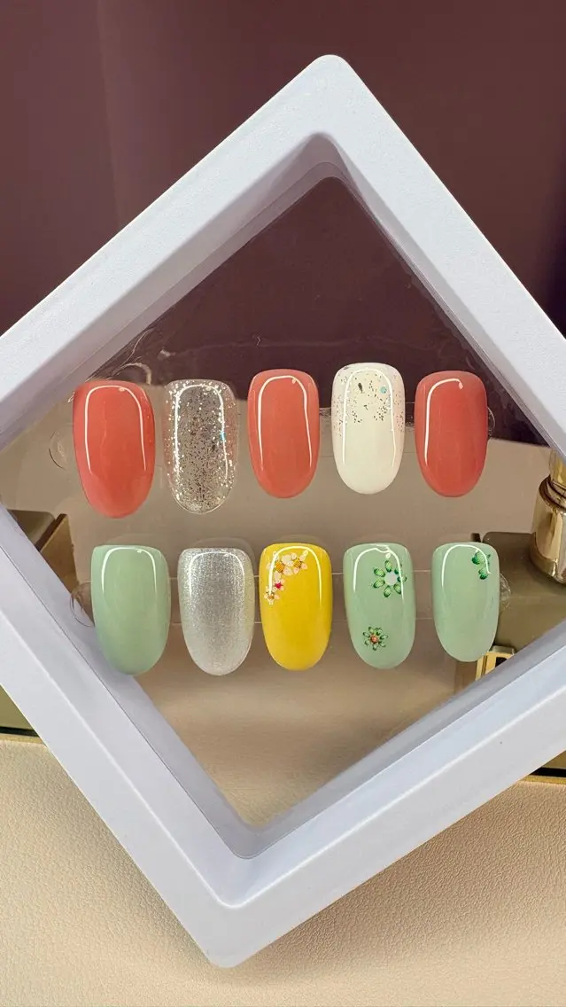 ショート ハンドネイル AMI Nailsalonのネイルデザイン