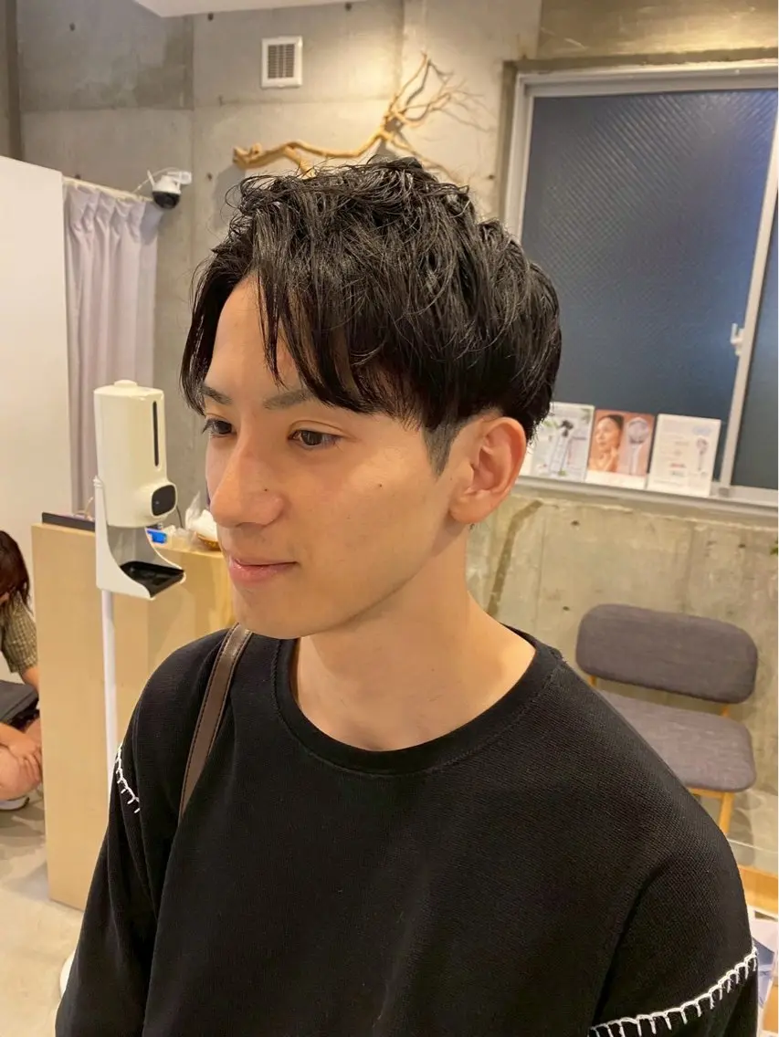 ショート カット 【本陣】カット モデル/朝岡 慧のヘアスタイル