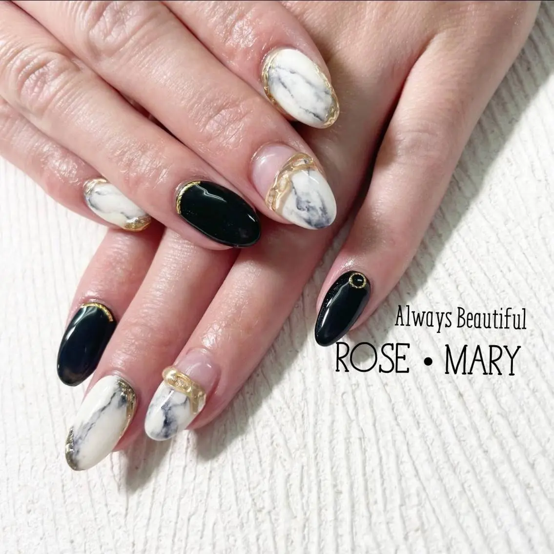 ネイル ハンドネイル ROSE・ MARY 鈴木のネイルデザイン