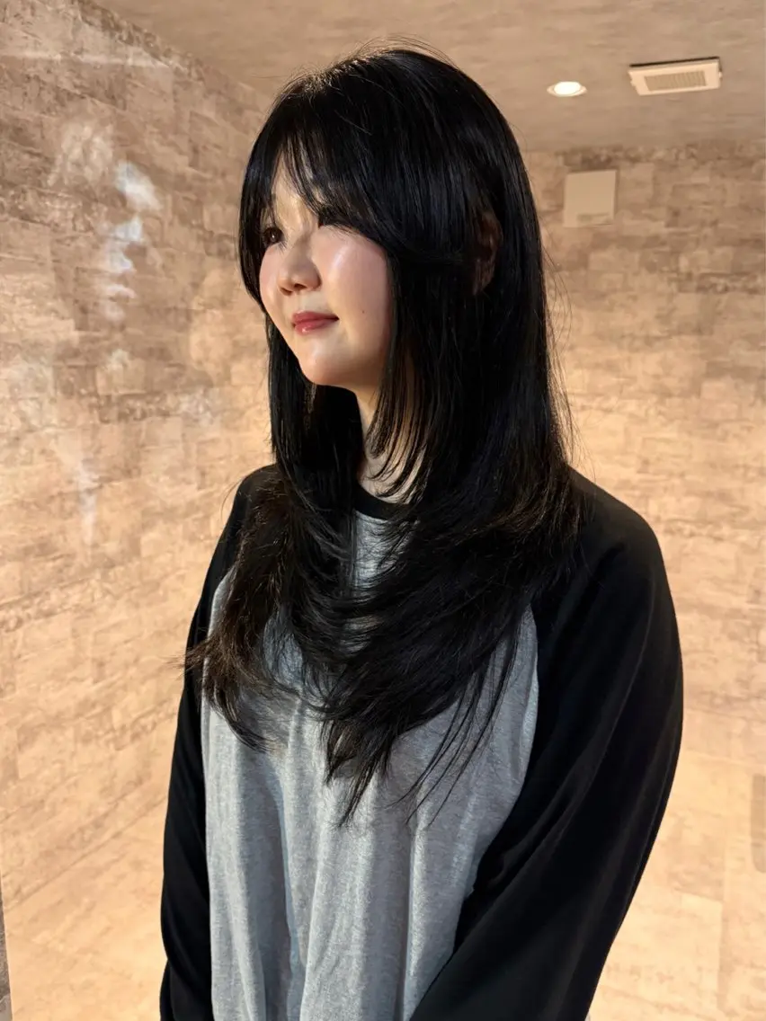 ロング カラー パーマ カット ヘアカラー 縮毛矯正 トリートメント mai / linoah˚✧のヘアスタイル