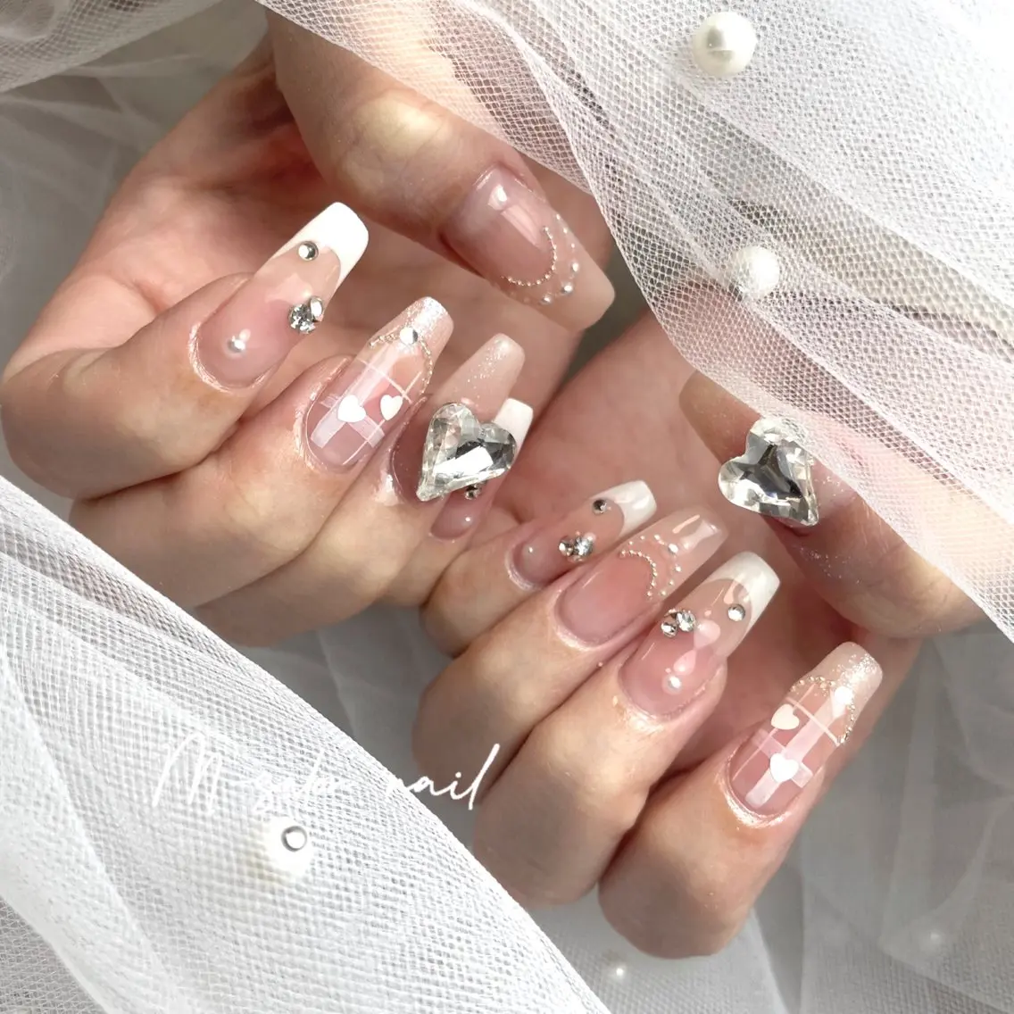 ネイル ハンドネイル 韓国/網紅/パーツ M-salonのネイルデザイン